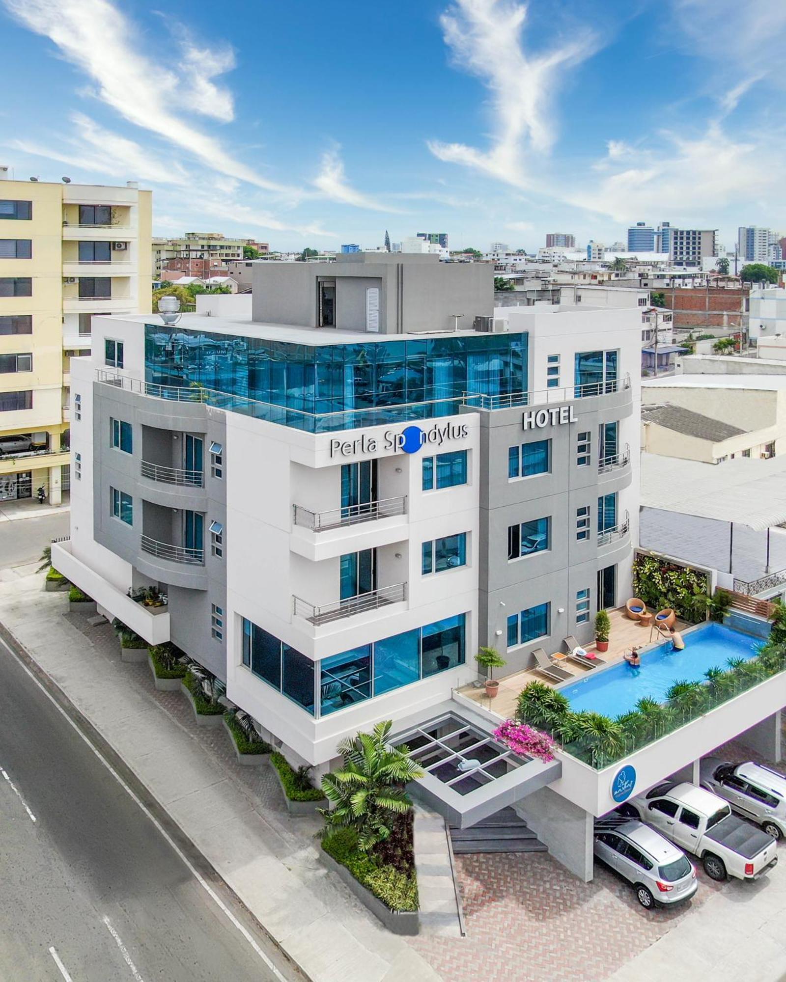 Hotel Perla Spondylus Manta Exteriör bild